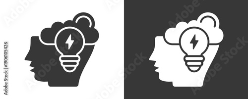 Innovation Icon Set Vector Collection Isolated In Black And White