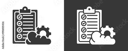 Preparation Icon Set Vector Collection Isolated In Black And White
