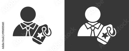 Branding Icon Set Vector Collection Isolated In Black And White