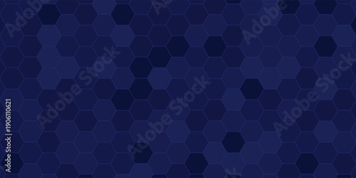 hexagon pattern technology background design modern futuristic style banner