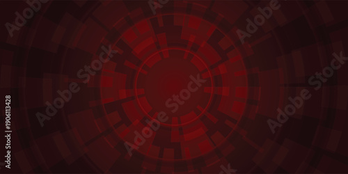 technology background abstract circle wave futuristic illustration cyber digital banner design