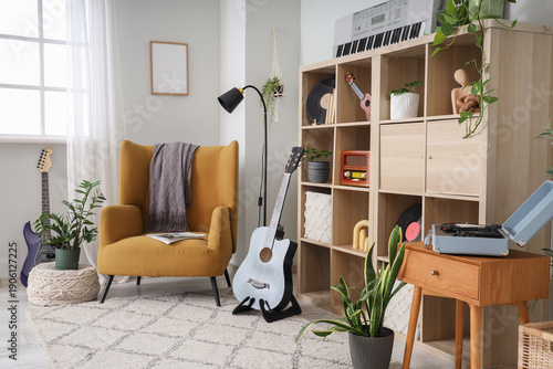 Interior of living room wit...