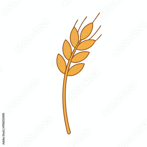 Golden Wheat Illustration