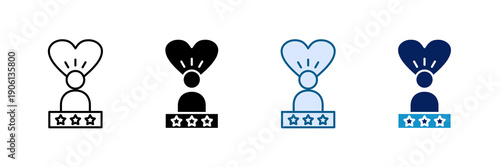 Self Belief Icon Set Multiple Style Collection