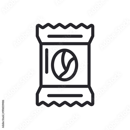 snacks icons outline and Flat Style,transparent background