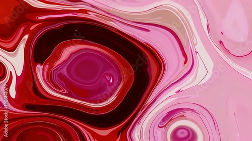 Vibrant Pink Abstract Swirl Pattern In Motion.