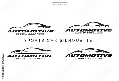 Car automobile vehicle logo icon set vector illustrations