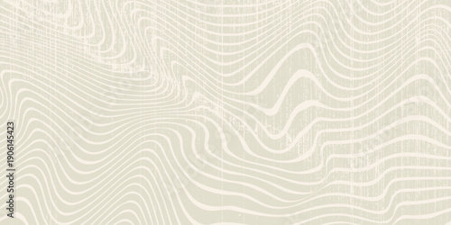 Striped kraft paper background. Grainy texture vector cardboard seamless pattern. Light beige patern. Neutral color textured bg. Vintage scrapbook backdrop.