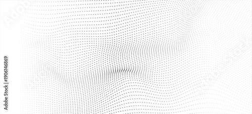Abstract halftone dotted background. Monochrome pattern with dot and circles.  Vector modern futuristic texture for posters, sites, business cards,
