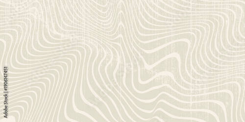 Striped kraft paper background. Grainy texture vector cardboard seamless pattern. Light beige patern. Neutral color textured bg. Vintage scrapbook backdrop.