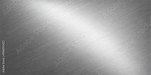 Brushed metal texture background plate silver steel aluminum gray surface
