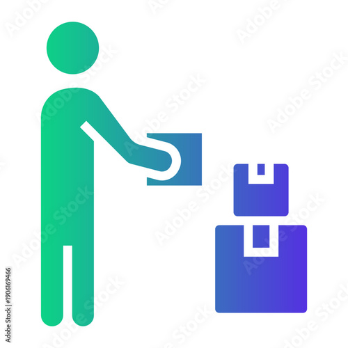 warehouse Gradient icon