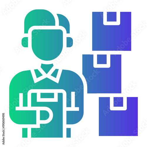 warehouse Gradient icon