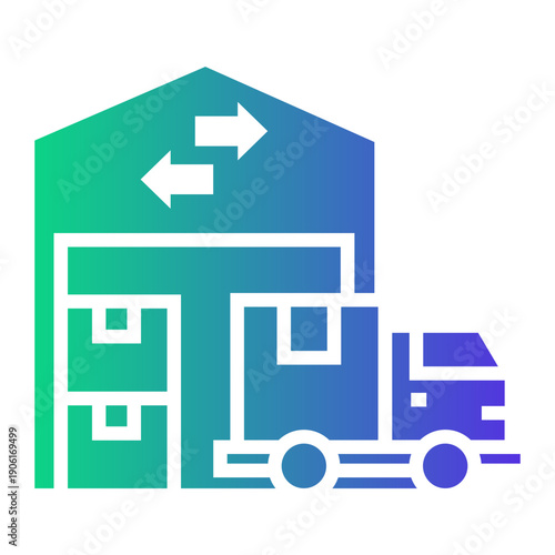 warehouse Gradient icon