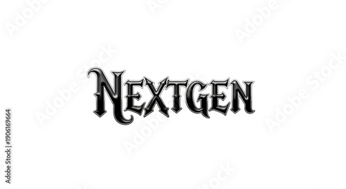 Next generation concept with sleek NEXTGEN text