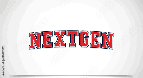 Modern NextGen logo with bold red letters and sleek design
