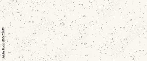 Light cream seamless grain paper texture. Vintage ecru background with dots, speckles, specks, flecks, particles. Craft repeating wallpaper. Natural white grunge surface background. Vector backdrop
