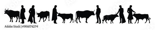 bullfighter silhouette bundle