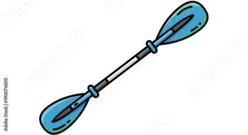 Double Bladed Paddle for Kayaking and Canoeing 1.