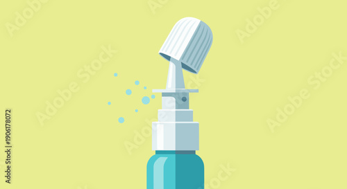 Nasal Spray Bottle with Mist Spraying.