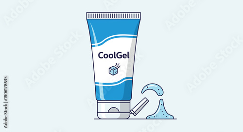 Tube of CoolGel with Squeeze.
