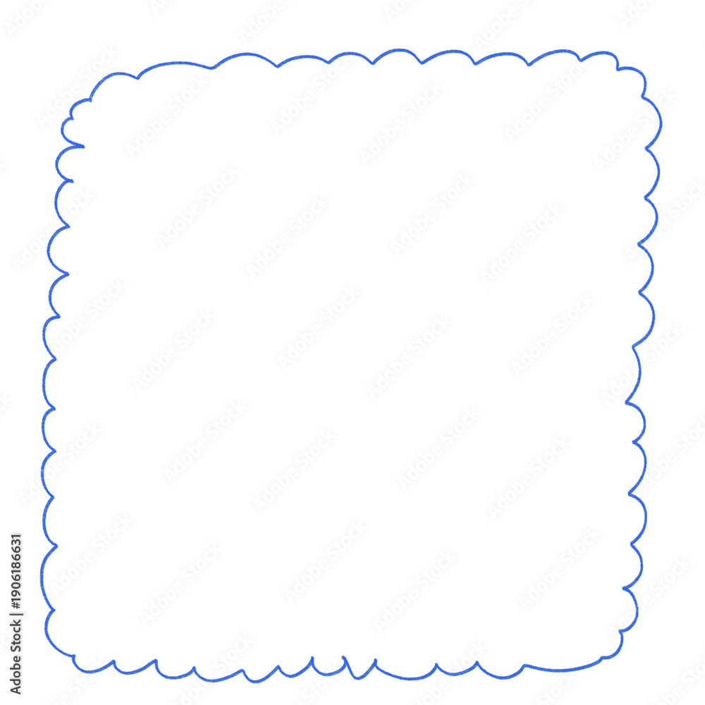 Obraz premium Simple frame hand drawn illustration