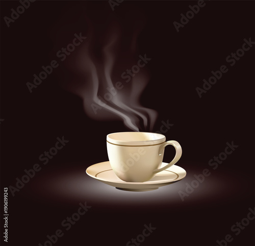Coffee Cup Vector Design Illustration