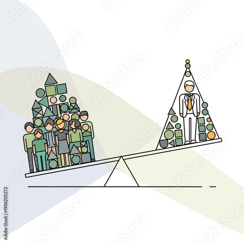 Individual vs. Group Power Dynamics on a Scale.