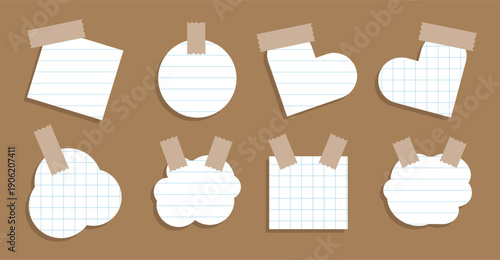 Collection of various checkered and lined