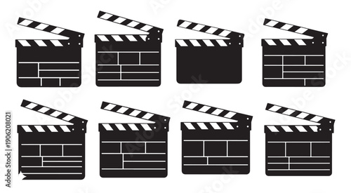 movie clapper board set
