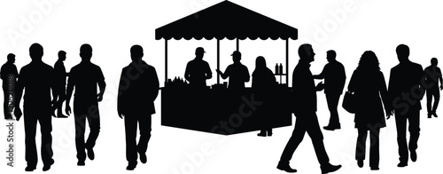 Collection of Rugby Players in Dynamic Action Silhouettes, Vector Illustration of Running, Kicking, and Tackling Poses, Sports and Team Game Design Elements