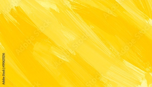 Bright Yellow Brush Stroke Background