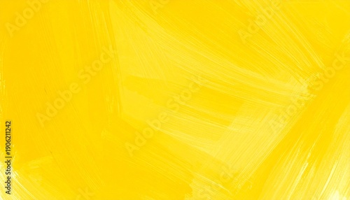 Bright Yellow Brush Stroke Background