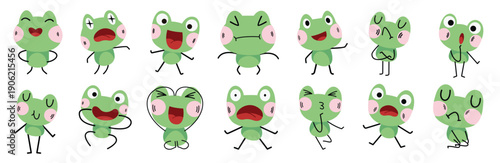  funny cute frog element