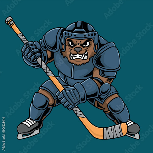 Photography Ice Hockey Bear Mascot