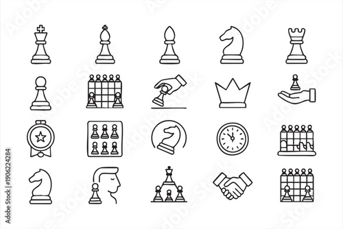 Board game tactic line pack for training materials