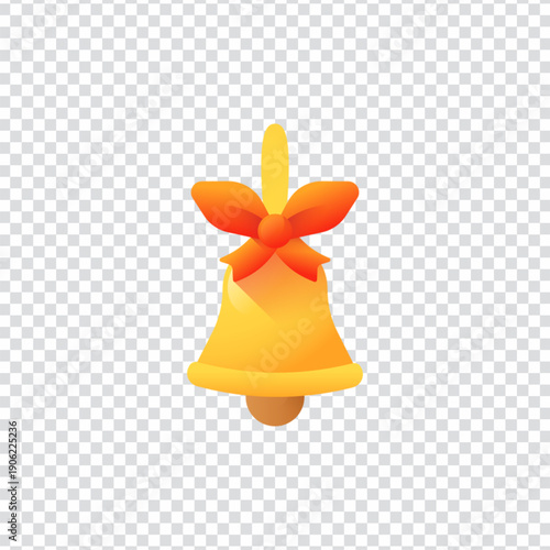 Classic Brass School Bell Icon