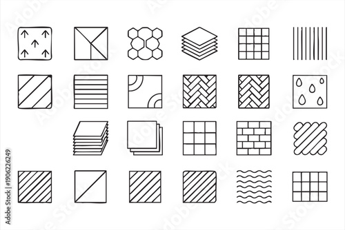 Wallpaper and layout icon collection