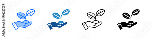 Conservation Multiple Style Icon Set 