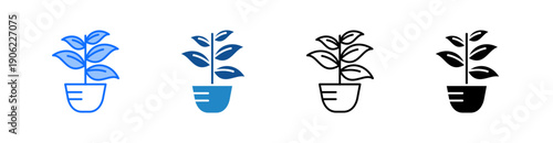 Organic Multiple Style Icon Set 