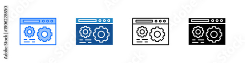 Feature Multiple Style Icon Set 