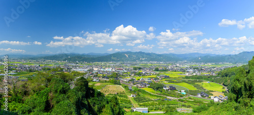 Bild auf Leinwand 絶景　祈願・パワースポット
「空と大地の境界線、神様が見守るうきはの絶景。」
福岡県うきは市
Spectacular Views, Prayer and Power Spots
The boundary between the sky and the earth, the magnificent views of Ukiha watched over by the gods