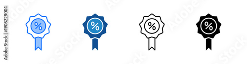Pricing Multiple Style Icon Set 