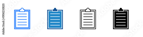 Task Multiple Style Icon Set 