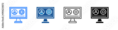 Administration Multiple Style Icon Set 