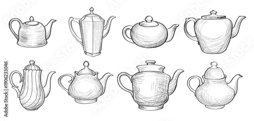 teapot vector illustration