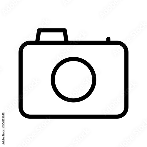Professional Photo camera icon set for photography apps, media design and digital content creation