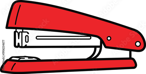 Red Stapler Office Supply