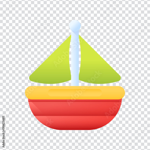 Fishing Boat with Catch Icon