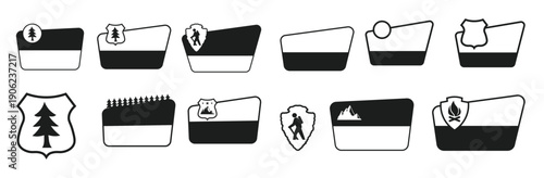  customizable national park sign national park sign vectors 